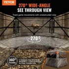 Hunting Blind 270-degree See Through Ground Blind 4 To 5-person Pop Up Deer Blin