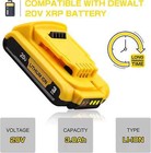 10 Pack Battery For Dewalt 20v 20 Volt Max 6 0ah Dcb206 Lithium-ion Replacement