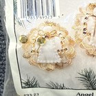 Vintage Christmas Craft Kit Angel Puff Ornament Sequins Merri Mac