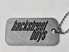 Vtg 1998 Backstreet Boys Bsb Dog Tag Pendant Necklace Winterland Productions