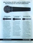 Vintage 1980 s Beyer Dynamic M300n c  Cardioid Dynamic Microphone W Accessories