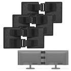 3-pack Monitor Connector Alignment Clips With Adhesive     Monitor Accessories 