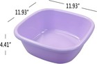 4-pack 8 Quart Plastic Wash Basin  Small Basins For Children
