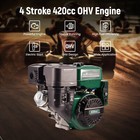 15hp 420cc Horizontal Engine Motor Gasoline 4 Stroke Electric Start For Go-kart