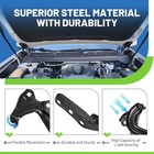 Pair Set Of 2 Hood Hinges Driver   Passenger Side For 2016-2019 Chevrolet Cruze