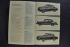 1956 Mercedes-benz Small Brochure Folder 190 219 220s Sedan Excellent Original