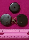 Antique Vintage Bakelite 2-piece Cloak Fastener Button Lot-victorian art Deco