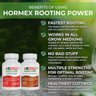 Hormex Rooting Powder  8 And  16 Pack - For Difficult To Root Plants - Iba