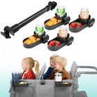 Forward-facing Support Bar   4-pack Snack Tray For Stroller Wagon  Spill-proof C