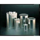 Qorpak Met-03043 Lab Can  Oblong  1 Quart  Tinplate  Pk24