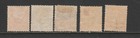 Denmark Scott  65-69 Mint   Used Complete Set