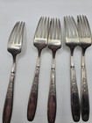 Ambassador Pattern By 1847 Rogers Silverplate     Set Of 5 Dinner Forks
