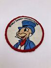 Vintage Jiminy Cricket Embroidered Patch 3  Walt Disney Productions