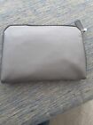 Delta Airlines Tumi Black  dark Gray Delta One Soft Crosshatch Amenity Kit