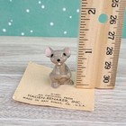 Vintage 1981 Hagen Renaker Ceramic Mouse Small Miniature Animal Figure  