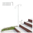Single Post Handrail Wrought Iron  Handrail Safety Non-slip And Rust Resistant