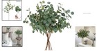 Versatile 6pcs Artificial Eucalyptus Stems - Perfect For Weddings And Parties