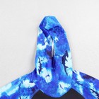 Hammerhead Spearguns Rash Guard Mens Large Blue Hooded Neoprene Shirt Shark Camo