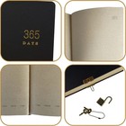 Vintage 365 Journal With Lock And Key  A5 Blank Page Diary For Women Men  Black