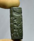 Jade Ok Near Eastern Cylinder Intaglio Stone Bead
