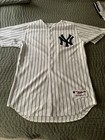 Tony Pe  a Game Used Jersey Worn New York Yankees Steiner Mlb Coa 2011  56