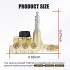 Horizontal Manifold Kit With Hardware For Various Aaa Pumps Simpson 7108746