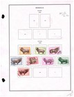 Collection   Mongolia Part A Computer Page  1932 1966  Cat  67 Mint   Used