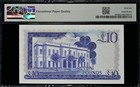 Gibraltar 1986 10 Ten Pounds Pick 22b Qeii Pmg 66 Gem Uncirculated Epq
