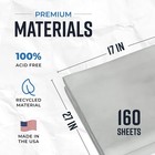  Packing Paper Sheets For Moving  5lb -160 Sheets Of Newspaper Paper - 27  X 17 