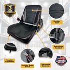Trac Seats Universal Forklift Seat Replacement W  Seat Belt     Tractor Skid Steer