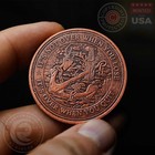 Tenacity Coin  edc Reminder Coins   Edc Quote Coin   Unique Gift Coins