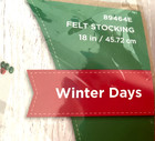 Bucilla Winter Days Felt Stocking Kit 89464e New Sealed Diy