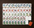 160 Tiles American Mahjong Set Colorful Layered Tiles Unique Artistic Designs W