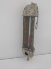 Antique Signed   Dated Taylor Bros  Brass Chandelier Thermometer  Jan  12 1887