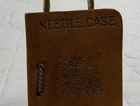 Antique Needle Case  Suede  Souvenir Of Miami  Fla  Indian Chief