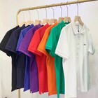 Lacost-shirt Polo T-shirt Women s Classic Short Sleeve Slim Fit Stretch