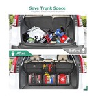 Trunk Organizer For Car  6 Storage Compartments 40x19inch Regular-40x19in