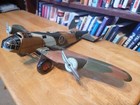 Nice Vintage Marx  1940 Tin Litho Wind Up  Military Two Engine Bomber Airplane