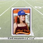 Vicki Vallencourt The Waterboy Trading Card Reprint Boucher Mud Dogs 1989 Style