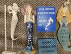 Huge Mermaid Nautical Beach Lot Figurines Plaques Statues Decor  3   sweeeet  