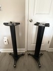 Ultimate Support Ms-90 36b 36-inch Studio Monitor Stands - Black Finish