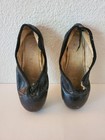 Antique 1908 Child   s Leather Ballet Shoes W  Toe Box Miller Stamp Provenance