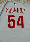 Coonrod Size 46  54 2022 Philadelphia Phillies Road Game Used Jersey Issued Mlb