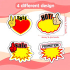    2 Day Sale     300 roll Burst Sale Promotion Hot Price Stickers Labels Signs Tags