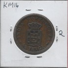 India portuguesa 1 2 Tanga 6 Reis 30 Reis 1903 D carlos I Bust Right crowned Arm