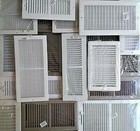 Air Vent Cover Pick Color size Adjustable Floor wall Register White brown Grille
