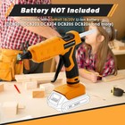 100w Rechargeable Hot Glue Gun For Dewalt 20v Max Full Set With Glue Sticks