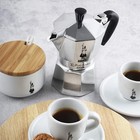 Bialetti Moka Express Iconic Italian Stovetop Espresso Maker Silver  6 Cups
