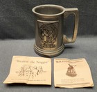 Unused Vintage Wilton Brass Co Armetale Pewter Metal Beer Tankard Cup Delone