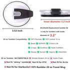 Tumbler Lid For 20 Oz 2 Lids For 20oz Stainless Steel Tumbler Travel Cup Yeti   